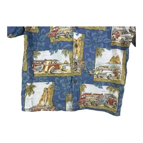 MATT RIDER HAWAIIAN SHIRT MEN'S S - LAGUNA BEACH, CALIFORNIA - MADE IN USA Cars - Picture 3 of 13